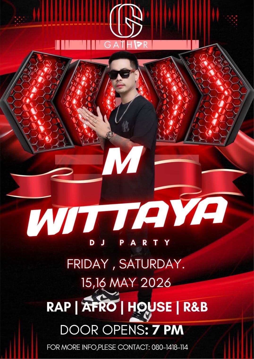 DJ M WITTAYA poster